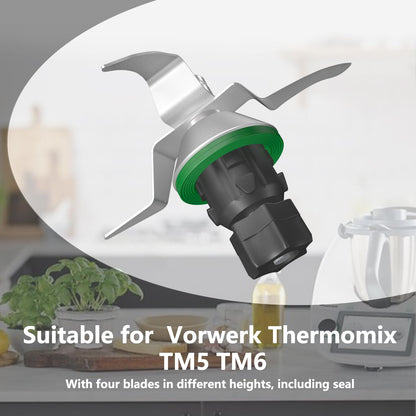 Couteau Lame de Rechange pour Thermomix TM5 Et TM6 TM31 de Vorwerk, Lame pour Robot Thermomix Vorwerk TM5 et TM6